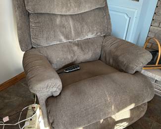 La-Z-Boy electric recliner.....