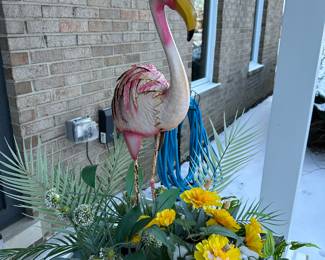 And outdoor Flamingos.....!