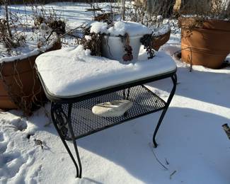 Garden side table