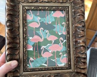 Framed wall decor.....