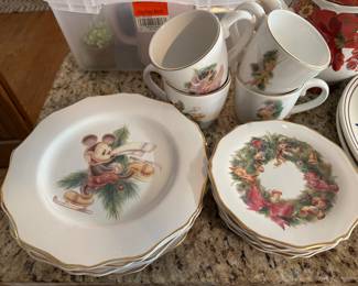 Disney luncheon china set
