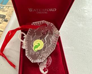 Waterford Christmas ornament