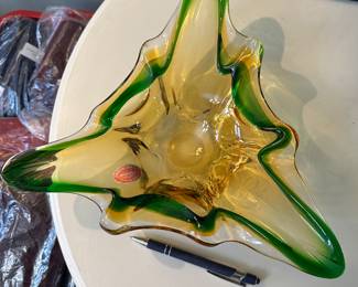 Vintage Murano art glass bowl......