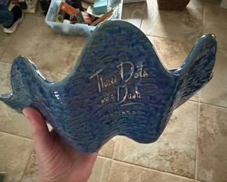 Three Dots and a Dash clamshell dish!