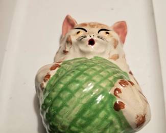Japan Ginger Cat with yarn ball