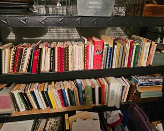 Lots of cookbooks of all kinds