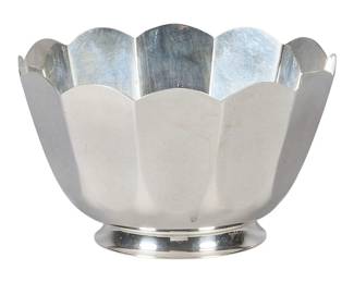 Tiffany Co. Sterling Silver Fluted Bowl
