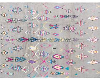 Hand-Knotted Moroccan Rug, 10 ft. 7 in. x 7 ft. 10 in.