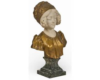 Affortunato Gory, Bronze and Marble Bust