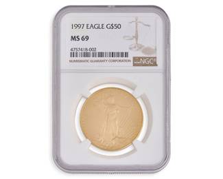 1997 MS69 American Gold Eagle Coin