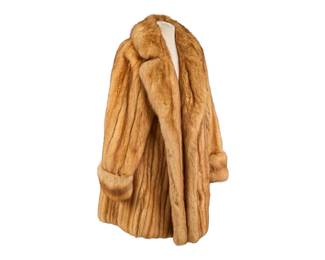 Golden Russian Sable Fur Jacket