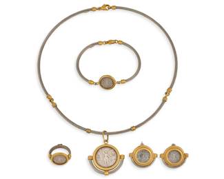 Mexican Coin Jewelry Suite