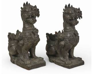 Bronze Foo Dogs