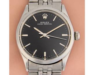 1988 Rolex Oyster Stainless Wristwatch