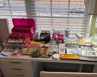 Tons of make-up pallets, lipstick, gloss- high quality brands