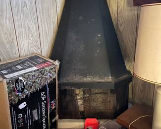Midcentury Electric Fireplace
