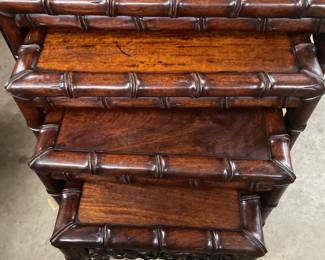 Super set of Chinese rosewood 19th century tables