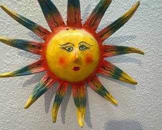 Sun wall decor
