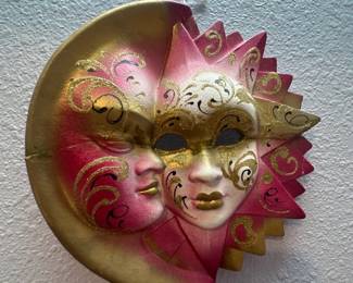 Moon & Sun Venetian Mask