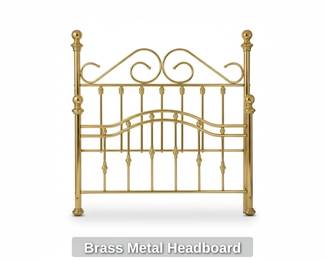 Brass Metal Headboard