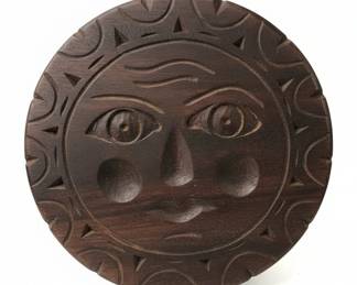 Hand Carved Tiki Mask Decor