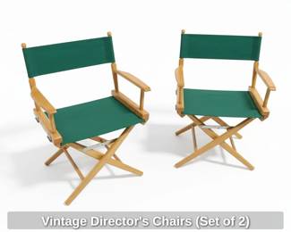Vintage Director's Chairs