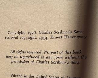 Ernest Hemingway - The Sun Also Rises 