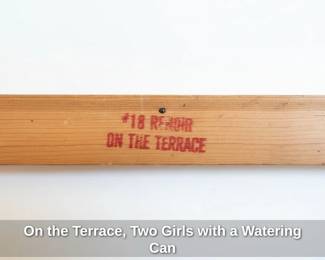 On the Terrace Renoir Print