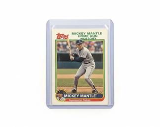1988 Tops Mikey Mantle Baseball Card