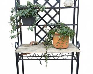 Wrought Iron Bakers Rack