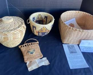 Maine Indian Basketry Mary Mitchel Gabriel