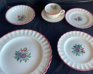 Dinner Set Copeland Spode Basket Weave