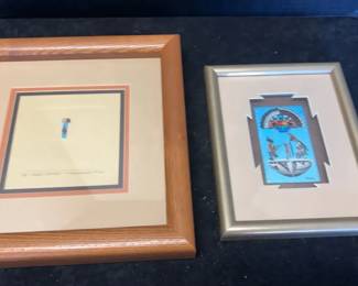 Two Small Framed Pieces
