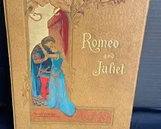 Vintage For Sure Romeo And Juliet Illustrated Book