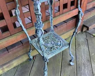 2 Wrought iron plant stands