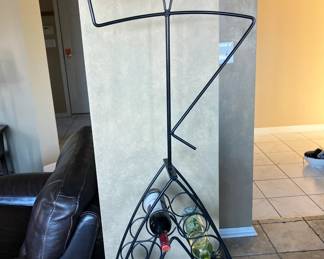 5-foot French man wine holder