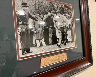 Several golf matted photos
