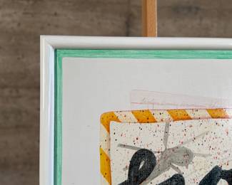 "Object Series", an original oil painting by listed artist, Howard Hack circa 1971. This work of art measures in frame, 32” H x 38” W. Howard Edwin Hack (July 6, 1932 – June 11, 2015) was an American representational painter and graphic artist, with works in numerous museum collections. Known for an innovative approach to a variety of media, as well as use of traditional oil paints, Hack began working in the late 1940s.

