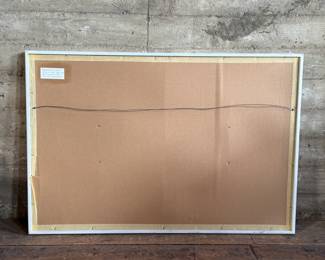 "Silverpoint #146, Lily #7", an original work of art by listed artist, Howard Hack circa 1987. This piece comes professionally framed and measures in the frame, 41.5” H x 61.5” W. Howard Edwin Hack (July 6, 1932 – June 11, 2015) was an American representational painter and graphic artist, with works in numerous museum collections. Known for an innovative approach to a variety of media, as well as use of traditional oil paints, Hack began working in the late 1940s.

