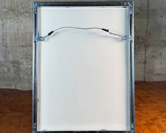 "Turning Point", a limited edition lithograph by listed Oregon artist, Annegret Disterheft. Edition 5/15, signed in pencil, and measures in frame, 17” H x 13” W. The Chemeketa show, “Beyond Perception: Monotypes by Annegret Disterheft, ” was her first Salem show since a 1999 exhibit in the governor’s office and offers a retrospective of her work in monotypes. Her work is in the Whitney Museum of American Art in New York; the national Museum of Women in the Arts in Washington, D.C.; the Portland Art Museum; and the Hallie Ford Museum of Art in Salem. 

