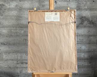 This lot features a limited edition etching by listed artist, William Barnum. Edition 21/200, titled and signed by the artist. Professionally framed and measures in frame, 36.5” H x 28” W. William Barnum California Artist, listed as specializing in Seascapes, and at times Beachscapes. He is worked in mixed medium but most of his work turns up in water colors.

