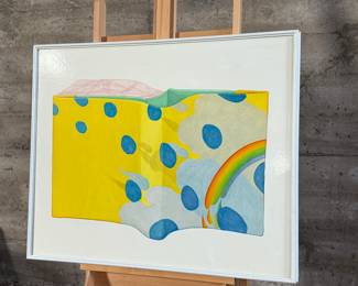 "Object Series – Book #6", an original oil on board by listed artist, Howard Hack. Signed and titled on the verso, measures in frame 31” H x 38” W. Howard Edwin Hack (July 6, 1932 – June 11, 2015) was an American representational painter and graphic artist, with works in numerous museum collections. Known for an innovative approach to a variety of media, as well as use of traditional oil paints, Hack began working in the late 1940s.

