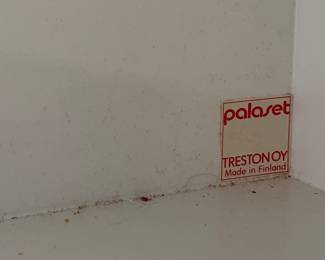This lot features a set of three (3) modular storage cubes from Finland company, Palaset. Designed by Ristomatti Ratia, the son of Marimekko’s founder, Armi Ratia. Fabricated from a hard, durable polystyrene, this versatile system is ideal for offices, playrooms, and mudrooms, yet easily stylish enough for the living room. Each cube measures, 13.5” H x 13.5” W x 13.5” D.

