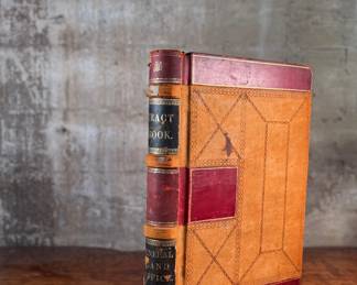 A stunning 19th century tract book. A few pages filled out in the front and the rest remain untouched.

