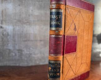 A stunning 19th century tract book. A few pages filled out in the front and the rest remain untouched.

