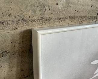 "Silverpoint #146, Lily #7", an original work of art by listed artist, Howard Hack circa 1987. This piece comes professionally framed and measures in the frame, 41.5” H x 61.5” W. Howard Edwin Hack (July 6, 1932 – June 11, 2015) was an American representational painter and graphic artist, with works in numerous museum collections. Known for an innovative approach to a variety of media, as well as use of traditional oil paints, Hack began working in the late 1940s.

