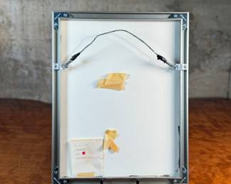 “A. L. – 3″, an original charcoal by listed Oregon artist, Annegret Disterheft. Professionally framed and measures in frame, 13.75” H x 10.75” W. The Chemeketa show, “Beyond Perception: Monotypes by Annegret Disterheft, ” was her first Salem show since a 1999 exhibit in the governor’s office and offers a retrospective of her work in monotypes. Her work is in the Whitney Museum of American Art in New York; the national Museum of Women in the Arts in Washington, D.C.; the Portland Art Museum; and the Hallie Ford Museum of Art in Salem. 

