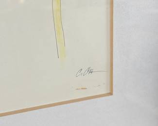 "Irises, Irises, Coming", an original oil pastel by listed artist, Carol Chapel. Professionally framed and measures in frame, 23.5” H x 26.5” W.

