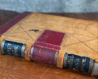 A stunning 19th century tract book. A few pages filled out in the front and the rest remain untouched.

