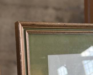 "Dahlia", a limited edition lithograph by listed artist, Henry Evans. Edition 190/245, signed in pencil, professionally framed, and measures in frame, 23.25” H x 17” W. Henry Evans (1918-1990) was a San Francisco Bay Area artist and printmaker known for his minimalist style botanical images. In 1949 he established the Peregrine Press in San Francisco where he began making books and prints for local Bay Area artists.

